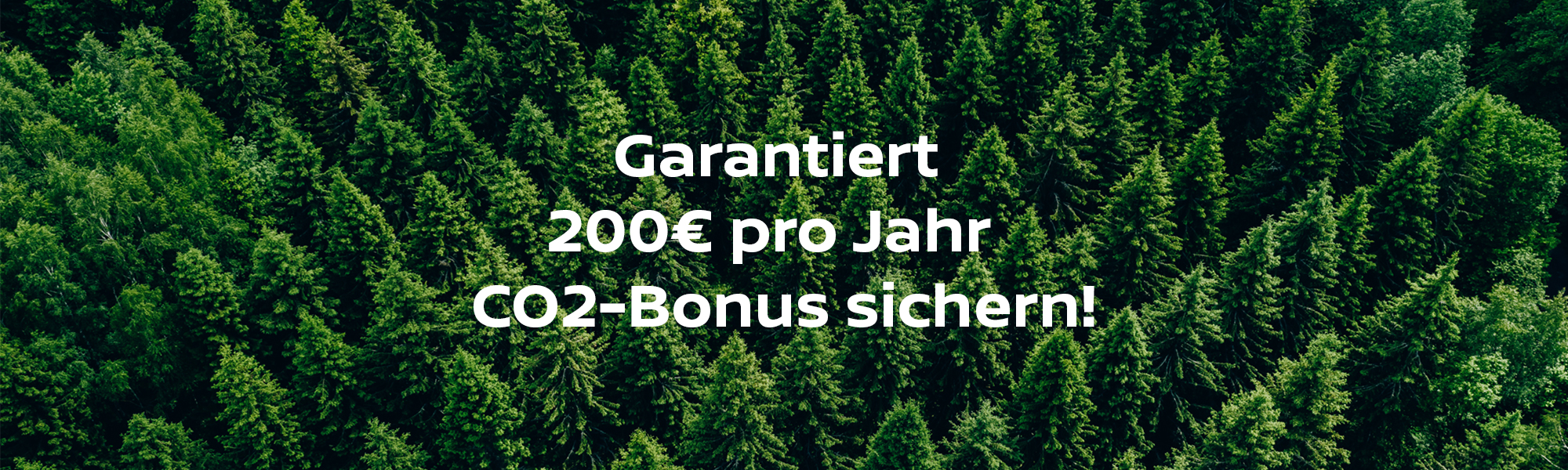 Jetzt CO2-Bonus beantragen und bis zu 200€ sichern
